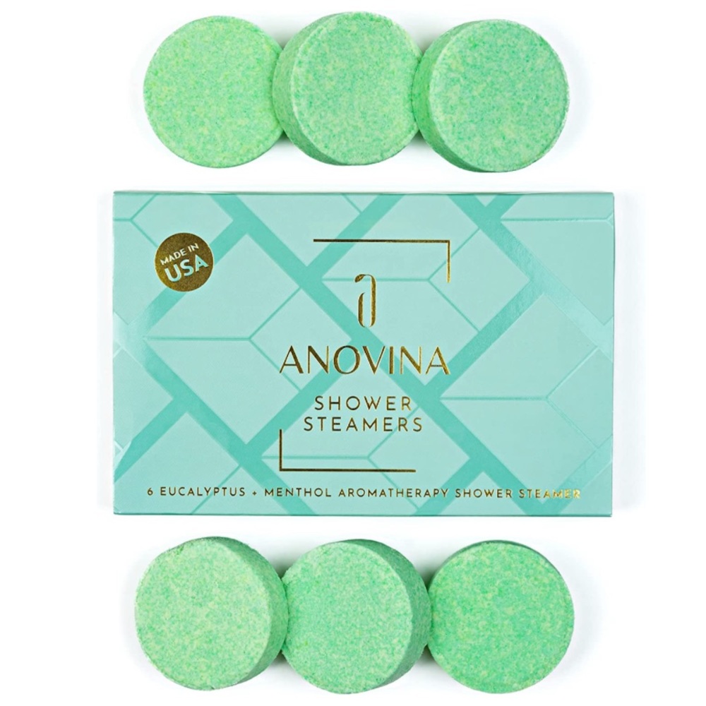 6 Shower Aromatherapy Steamers Essential Oils Relaxation Bath Spa Gift Set NWT